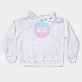 Ze - Pronoun Kids Hoodie